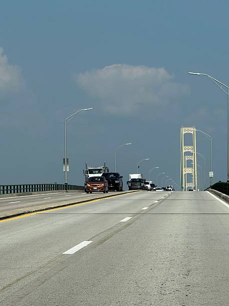 istock Driving over the Mackinac Bridge in Michigan 2228543821