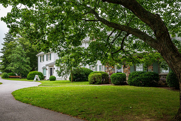 Gettysburg, Pennsylvania - July 14, 2025: The home and farm of the 34th President, the Eisenhower National Historic Site in Gettysburg