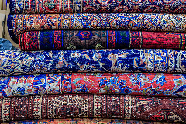 istock Traditional Turkish rugs with intricate patterns, Grand Bazaar, Istanbul, Turkey 2228550989