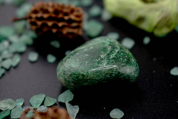 istock Earthy Abundance: Pinecones and Aventurine's Verdant Embrace 2228551101