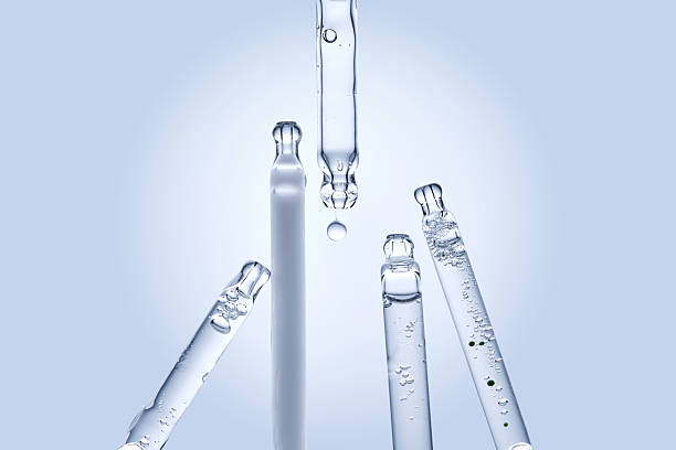 istock Five different droppers with facial serum. 2228554016
