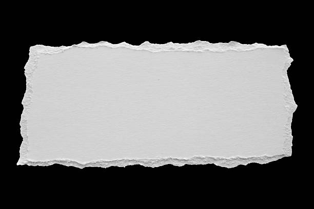 istock White ripped paper torn edges strips isolated on black background 2228559297