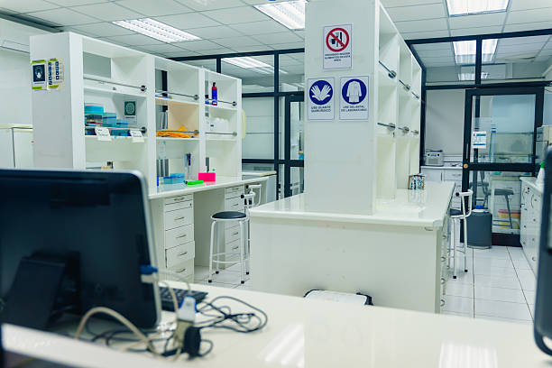 istock Modern laboratory showing equipment and computers in latin america 2228562035