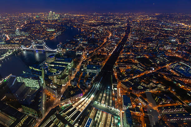 istock Panoramic aerial skyline view of London 2228579446