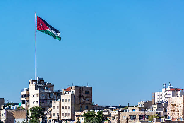 istock Jordanian Flag in Amman 2228583072