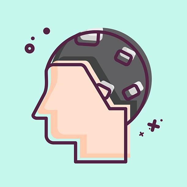 istock Icon Alopecia. related to Dermatology symbol. MBE style. design editable 2228583855