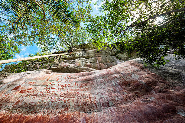 istock Rock Paintings and Jungle 2228587757