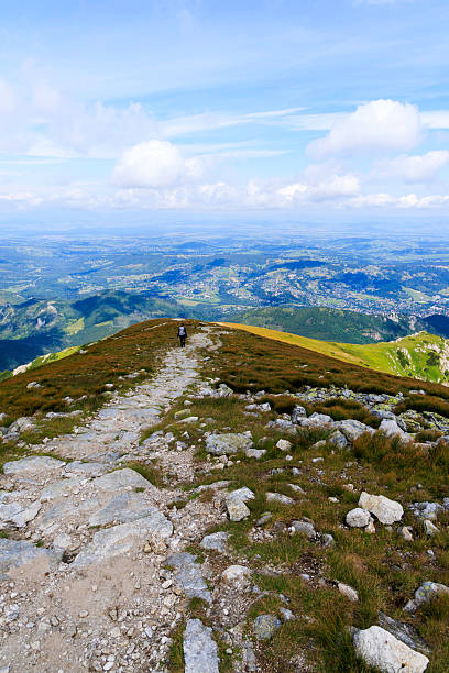 istock Person Hiking on Mountain Ridge 2228588484