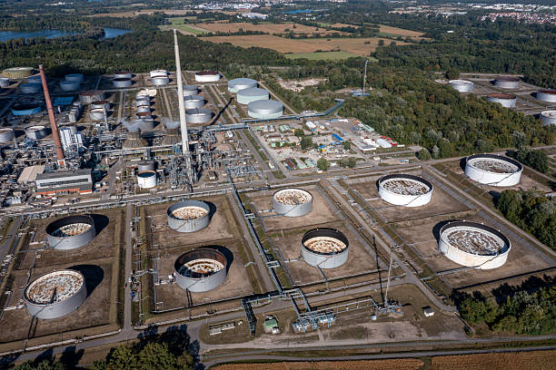 istock Aerial view of a refinery 2228592544