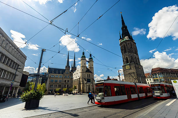 Halle an der Saale, Germany - time lapse