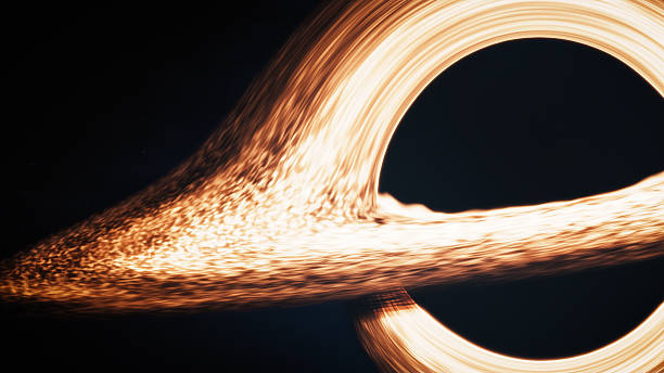 istock Cinematic Black Hole with Glowing Accretion Disk 2228595667