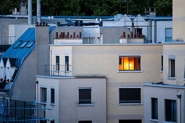 Modern apartment building in the République area of Paris