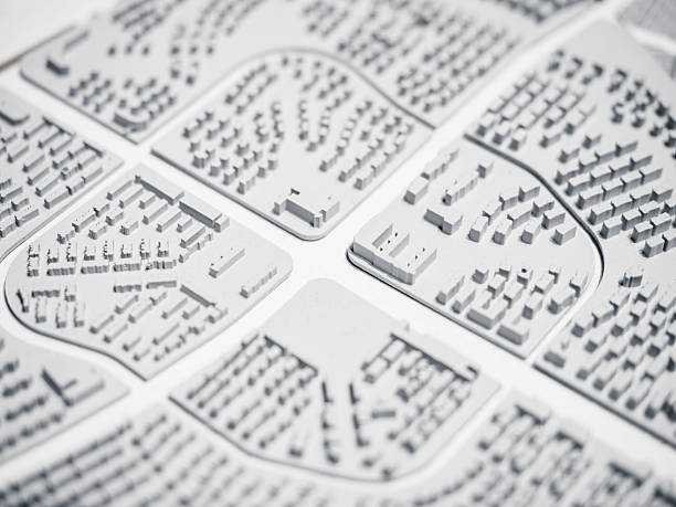 istock Architecture Model Urban plan layout Town City concept design 2228604178