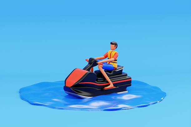 Jet ski. Water sport