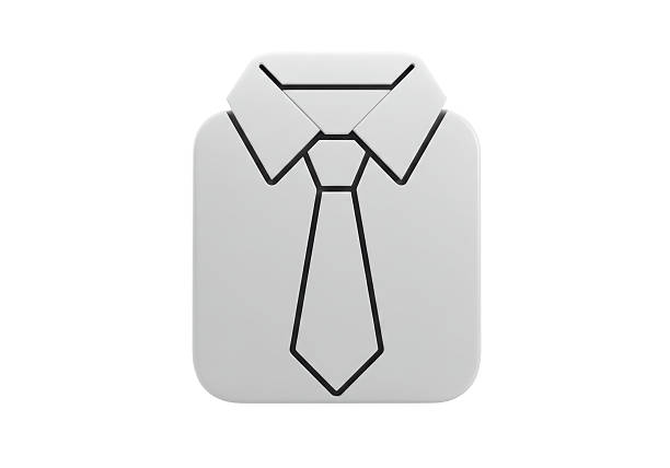 Isolated Shirt and Tie Icon Representing Formal Attire