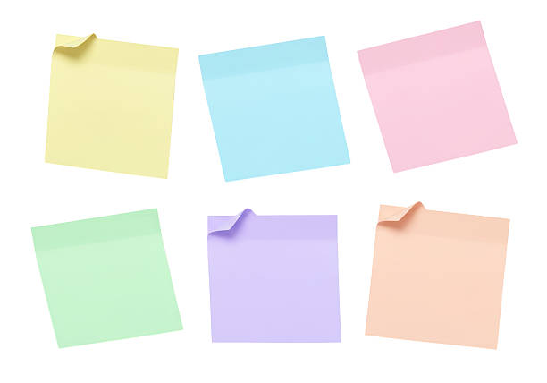 istock Isolated Collection of Colorful Sticky Notes for Reminders 2228615132