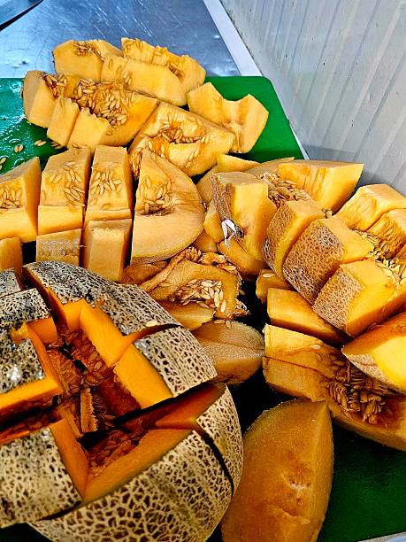 istock Golden cantaloupe sliced 2228615843