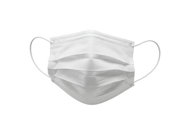 istock Isolated Clean White Disposable Surgical Face Mask 2228616380