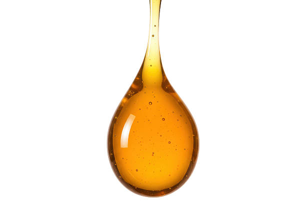 Isolated Golden Honey Drip Natural Sweetness