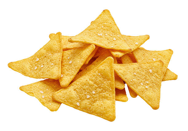 istock Isolated Crispy Nacho Chips Golden Snack Delight 2228616967