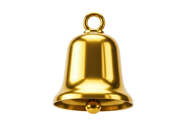 istock Isolated Golden Service Bell with Clapper for Assistance 2228617181