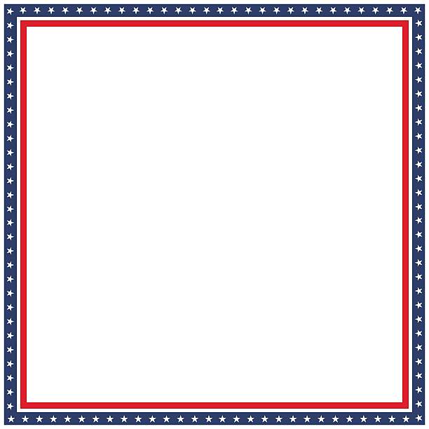 istock USA flag banner, United States background, US flag border. with copy space for your text or design 2228617284