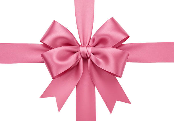 istock Isolated Luxurious Pink Ribbon Bow Decoration 2228617303