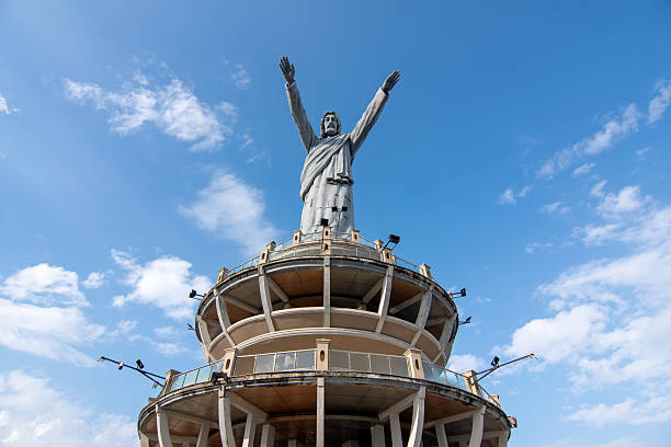Jesus Blessing is a Roman Catholic statue of Jesus Christ in Makale, Tana Toraja Regency, South Sulawesi, Indonesia. This tallest statue of Jesus Christ stands atop Buntu Burake hill, approximately 1,700 meters above sea level.