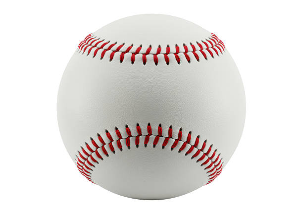 istock Isolated New Baseball with Crisp White Leather and Red Stitching 2228622442