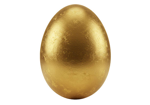 istock Isolated Golden Egg Symbol of Wealth 2228623381