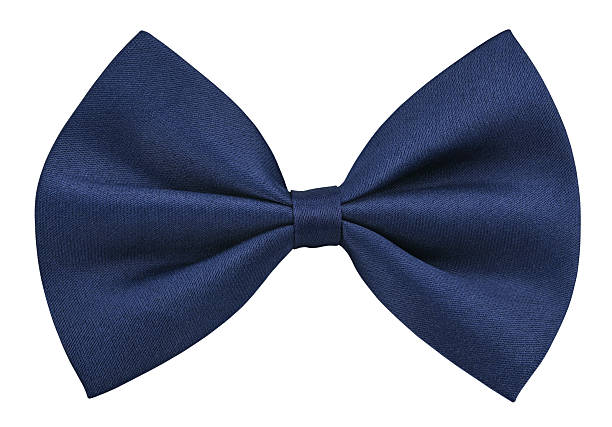 istock Dark blue bow tie isolated on a white background. Full depth of field. 2228623437