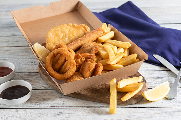 istock Delicious Seafood Feast on a Rustic Wooden Tray 2228623777