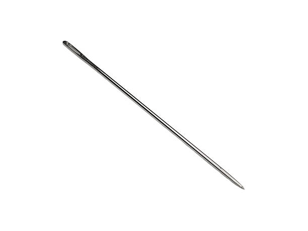 istock Metal sewing needle is isolated on transparent background. 2228629097
