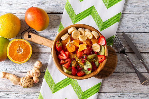 istock Vibrant Fruit Salad Prepared for a Joyful Brunch 2228629792
