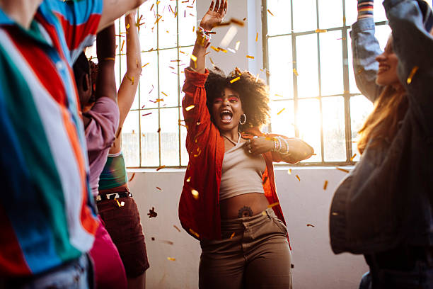 istock Gen z friends at party 2228636920