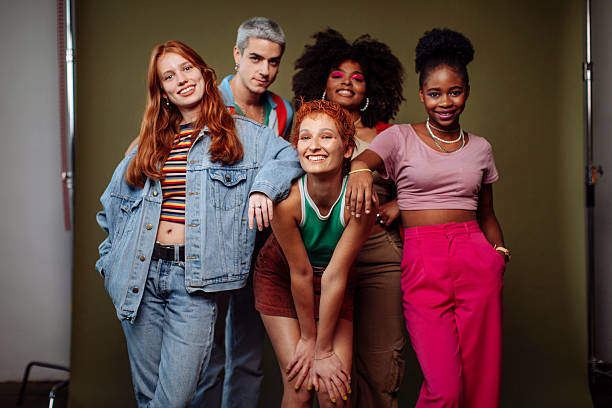 istock Trendy diverse friends 2228637463