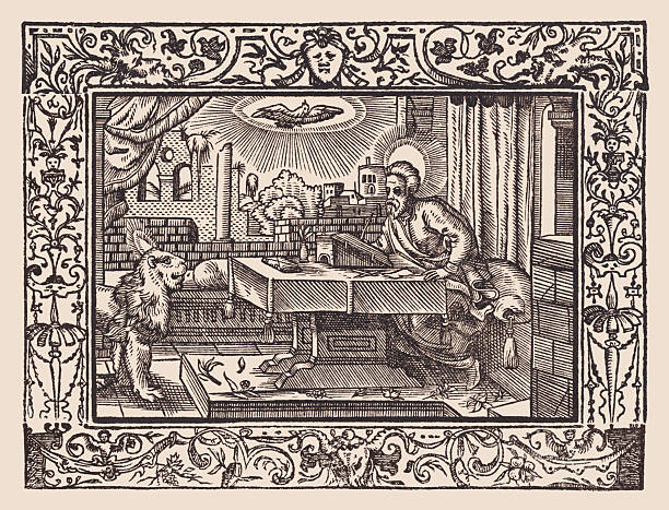 istock Saint Mark the Evangelist (1st century), wood engraving, published 1607 2228637680