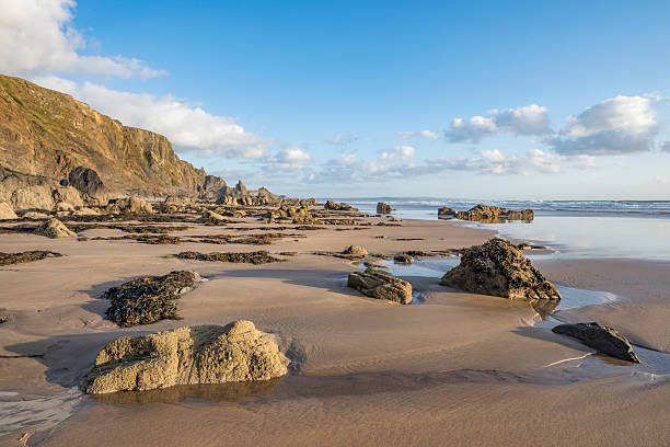 istock Sandymouth Bay view from Eliza beach 2228639040