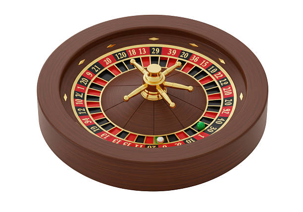 istock Isolated Roulette Wheel with Numbers and Ball 2228639209
