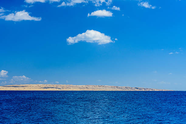 Panoramic view on Red sea. Summer vacation