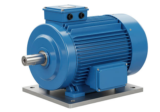 istock Isolated Electric Motor, Blue Industrial Design 2228644044