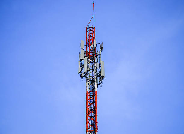 istock High pole used for sending telephone signals. 2228651316