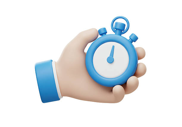 istock Isolated Hand Holding Stopwatch Time Measurement 2228659275