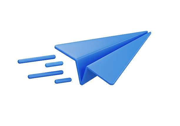 istock Isolated Flying Paper Plane Icon for Fast Delivery and Messages 2228659341
