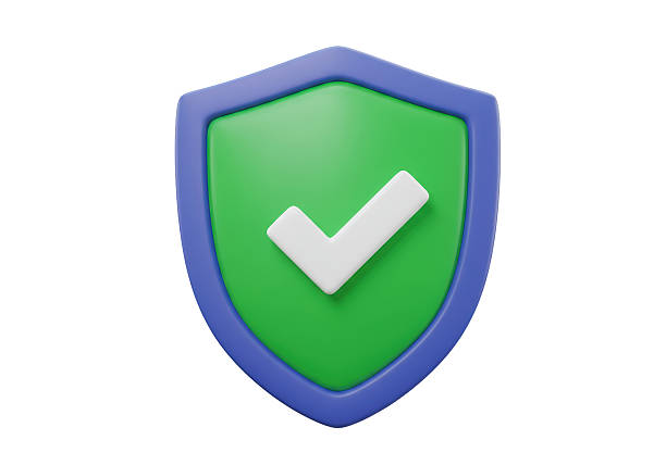 istock Isolated Green Shield with Check Mark Symbolizing Security and Protection 2228659841
