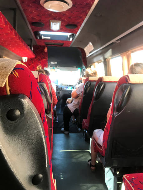 istock Passengers travel on a bus through a scenic route in daytime 2228662967