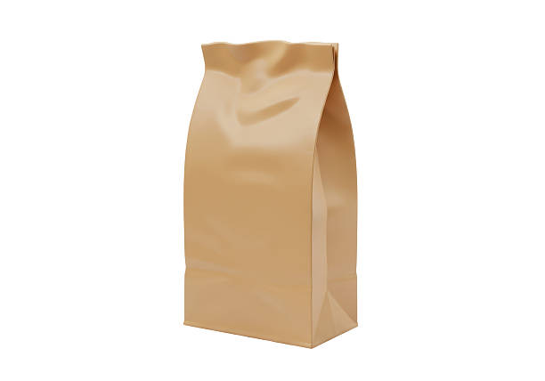 istock Isolated Brown Paper Bag Packaging 2228665754