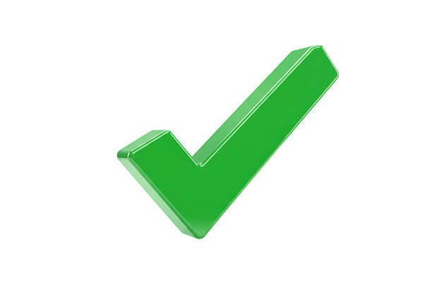 istock Isolated Shiny Green Check Mark Symbol 2228665764