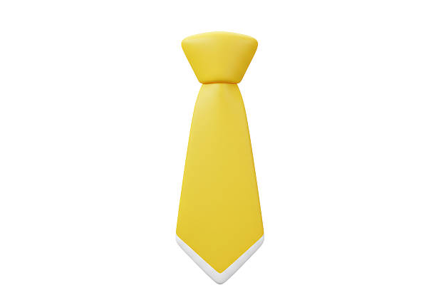 istock Isolated Simple Yellow Business Tie 2228665774