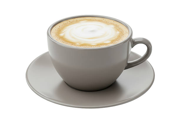 istock Isolated Latte Cappuccino Coffee Cup with Frothy Milk 2228665843